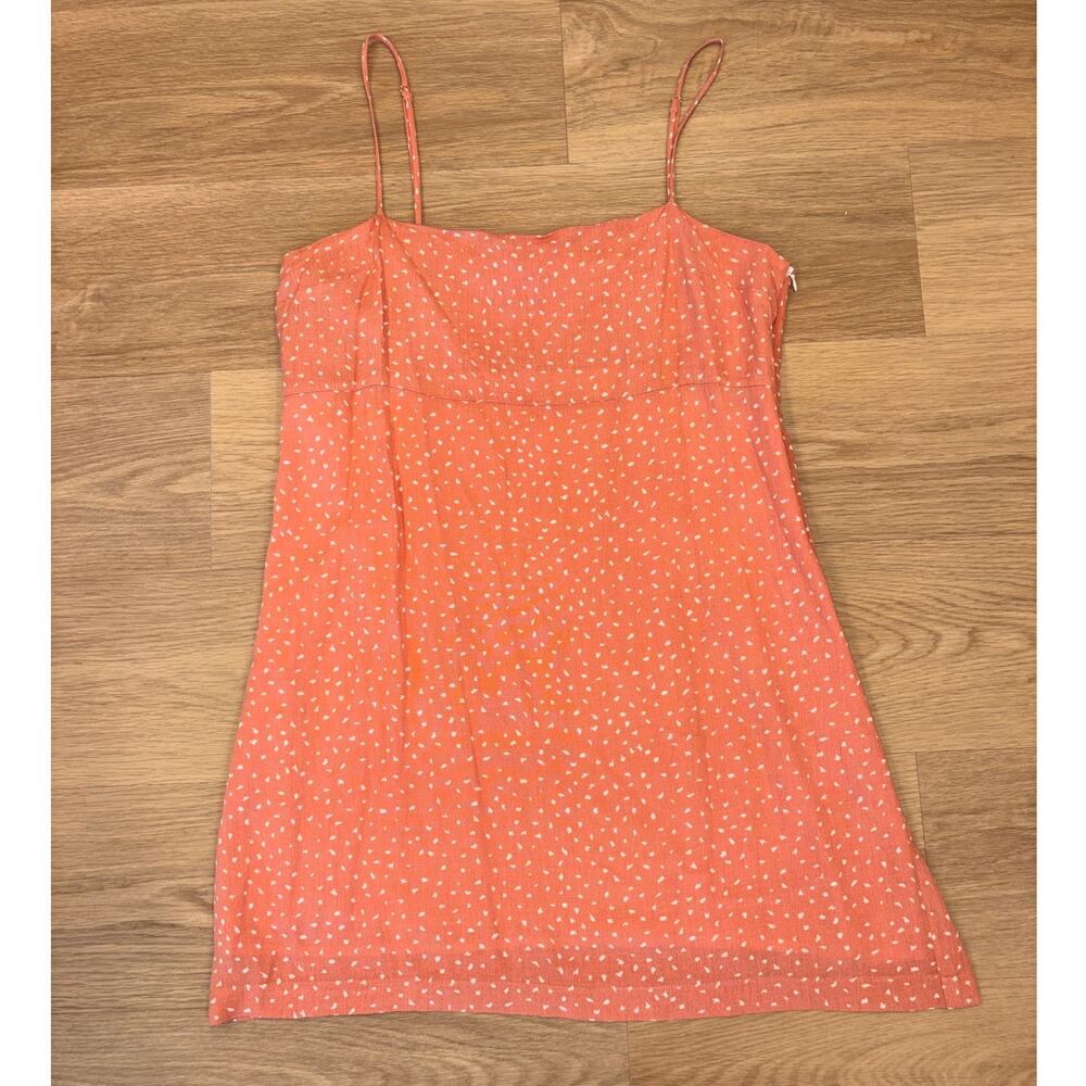 Beach Bunny peach cover up dress w/ dots womens size XL